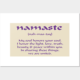 NAMASTE Posters and Art